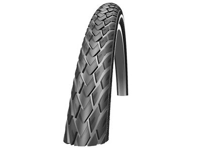 SCHWALBE Schwalbe Marathon Wired Tyre 26x1.50 w/ KevlarGuard Reflective S/Wall 