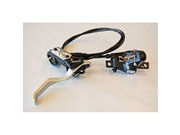 SHIMANO M775 XT bled disc brake lever and post mount calliper - front