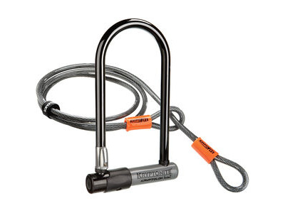 KRYPTONITE KryptoLok Series 2 Std U-lock with 4 foot Kryptoflex cable